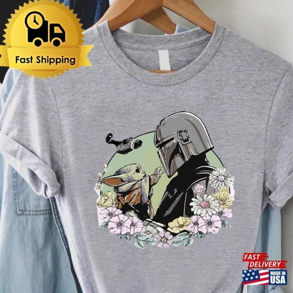 Disney Mandalorian Shirt Grogu Star Wars Tee T-shirt